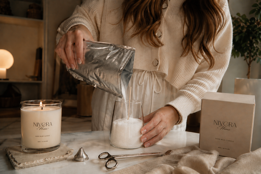 Why Sand Wax Candles Are the Secret to a Cozy, Beautifully Styled Home