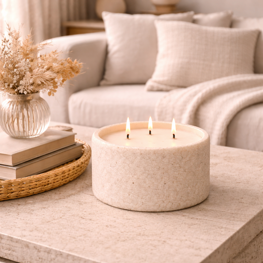 NIVERA | Aura Stone Candle