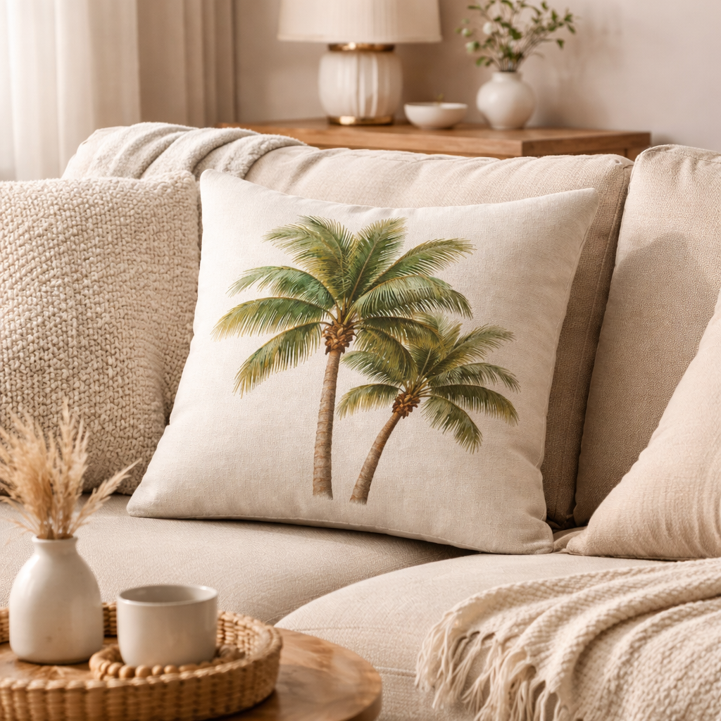 NIVERA | Throw Pillow Palm Tree