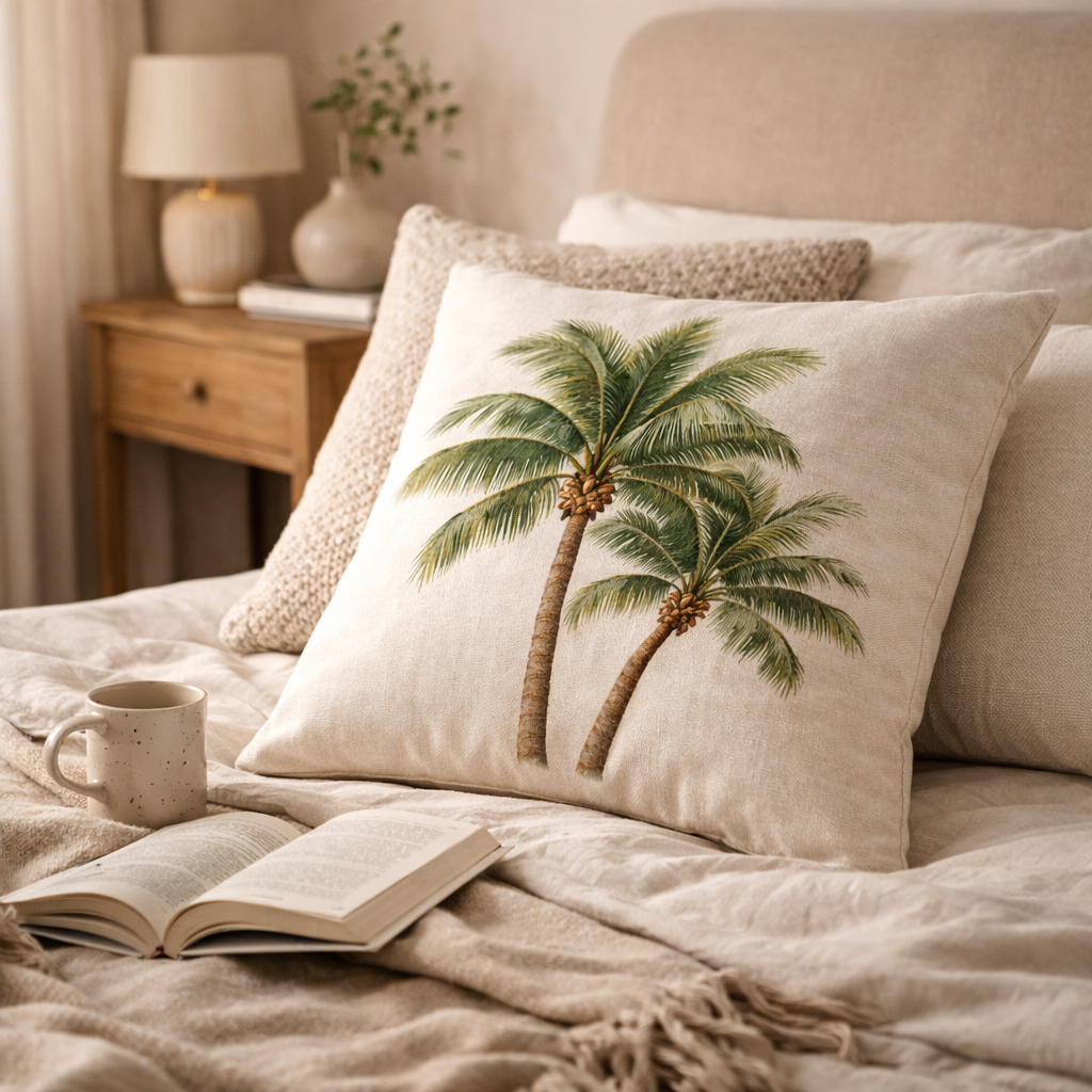 NIVERA | Throw Pillow Palm Tree