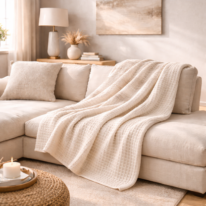 NIVERA | Waffle Blanket