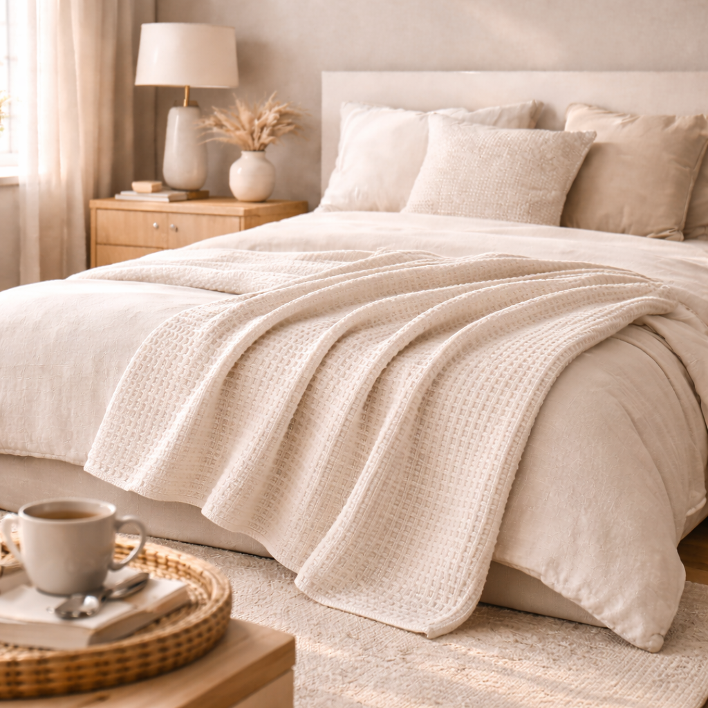 NIVERA | Waffle Blanket